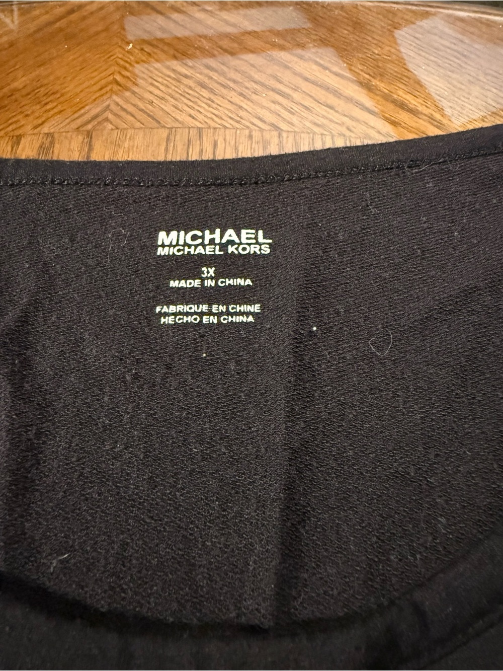 Michael Kors Black Long Sleeve Logo-Trim Pullover - Picture 4 of 4